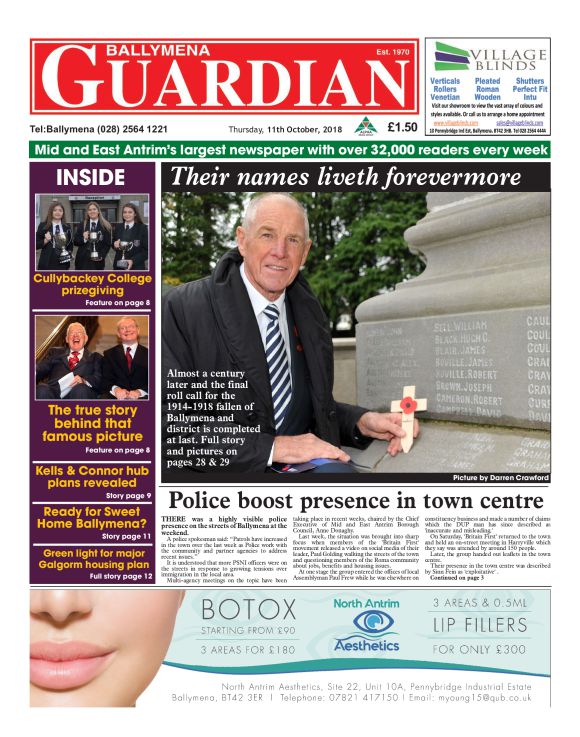 Ballymena Guardian 11/10/2018