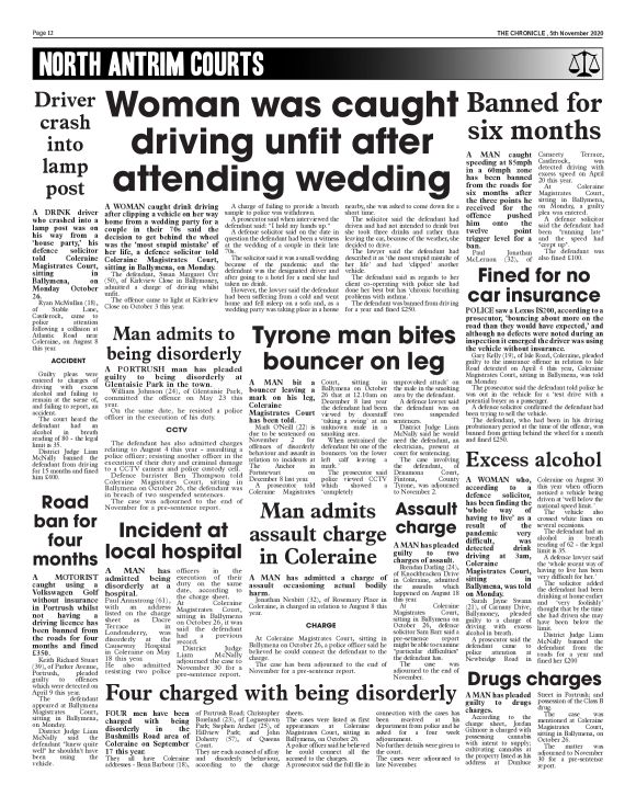 Coleraine Chronicle 05/11/2020